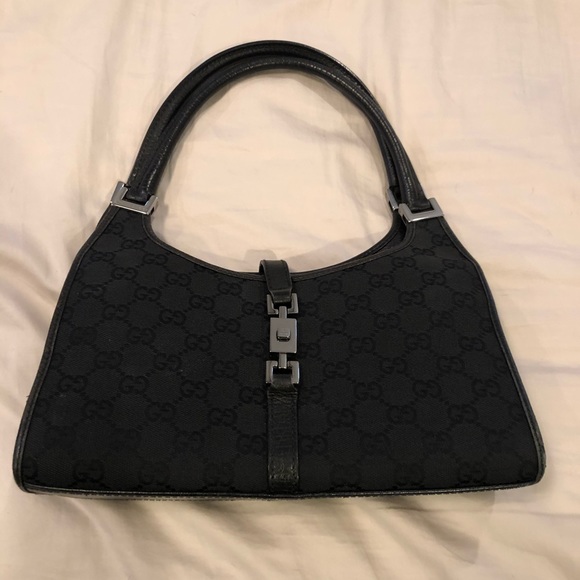 Gucci Handbags - Gucci Black Monogram Purse With Dust Bag